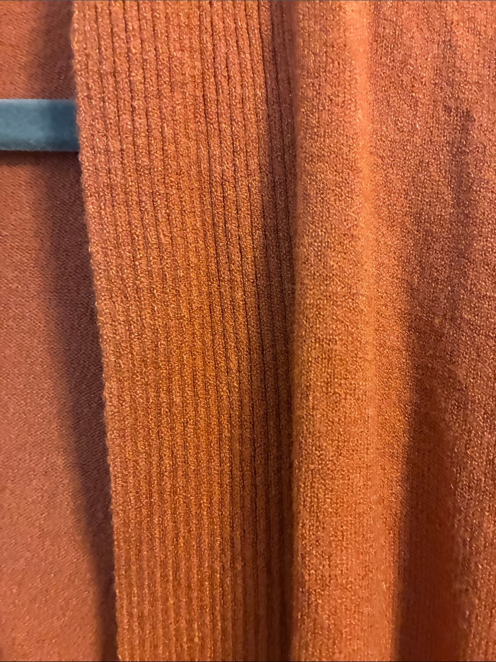 Grace Karin Rust Open-Front Ruffle-Hem Cardigan - Picture 3 of 4